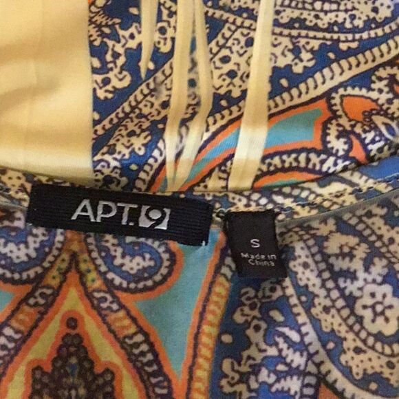 APT.9 sleeveless maxi dress in small paisley patrn - Picture 16 of 16